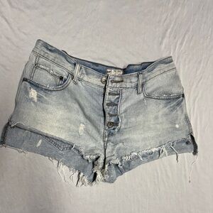 Women’s free People denim cutoffs
